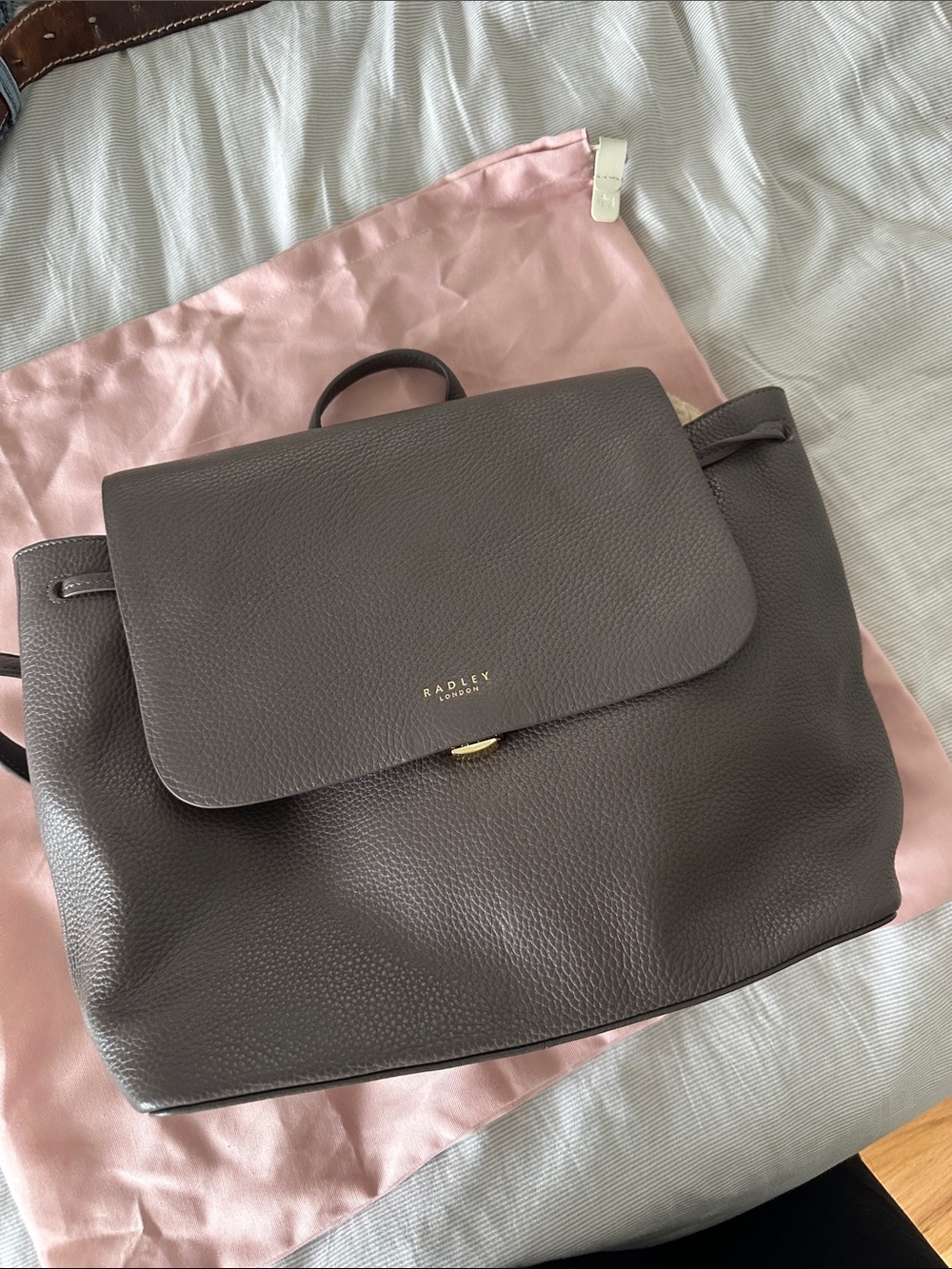Brand new Radley London purple / grey backpack